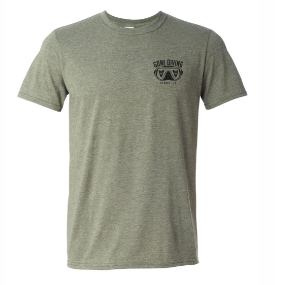 Gone Diving - Venice, FL: Short Sleeve Tee - Heather Military Green